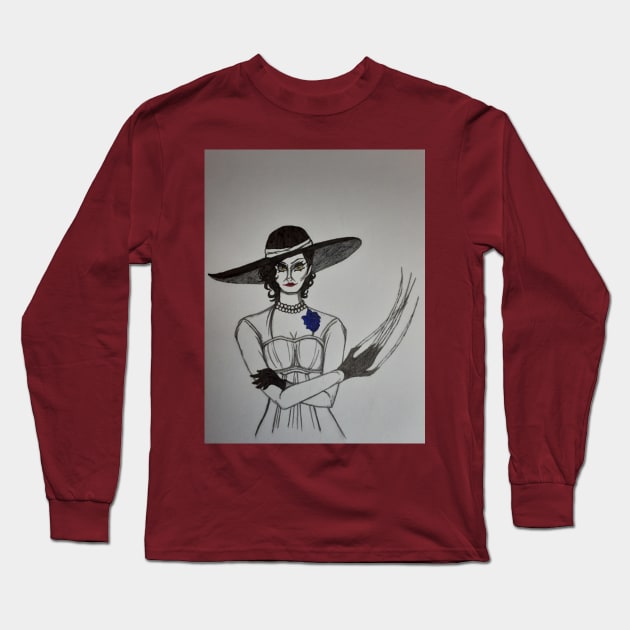 Lady D Long Sleeve T-Shirt by roxydemon